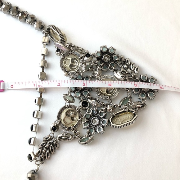 Betsey Johnson  'Lady Lock' LG Bib Necklace/Earrings  NWT/RARE! - Picture 9 of 9